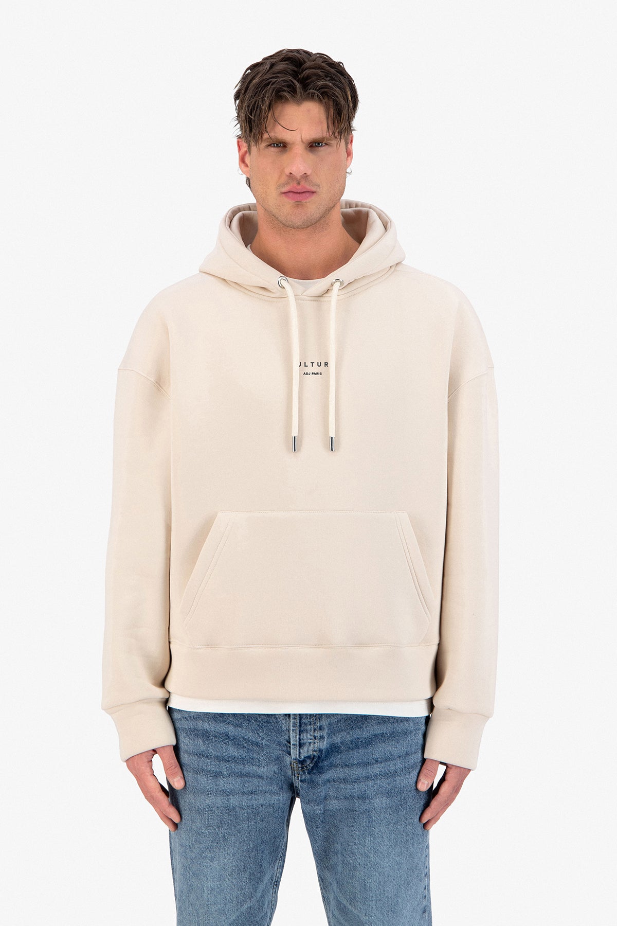 Culture Print Oversize Hoodie