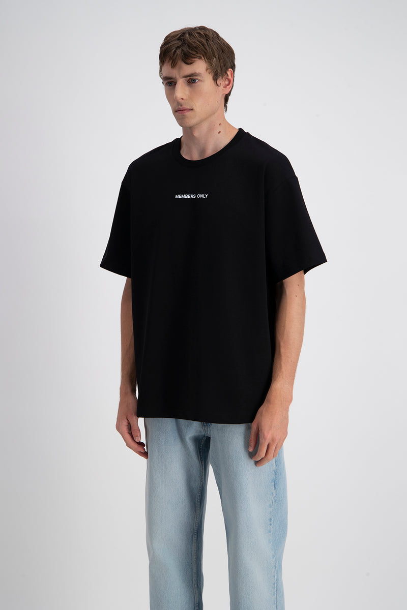 Members Only Print T-Shirt