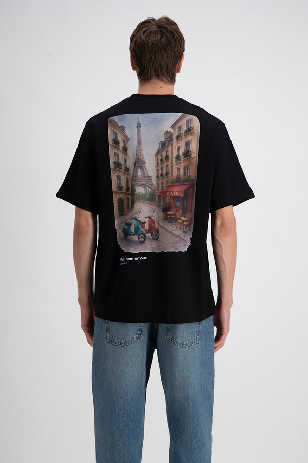 Parisian My Love Print T-shirt