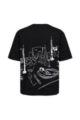 BREAKFAST PRINT T-SHIRT