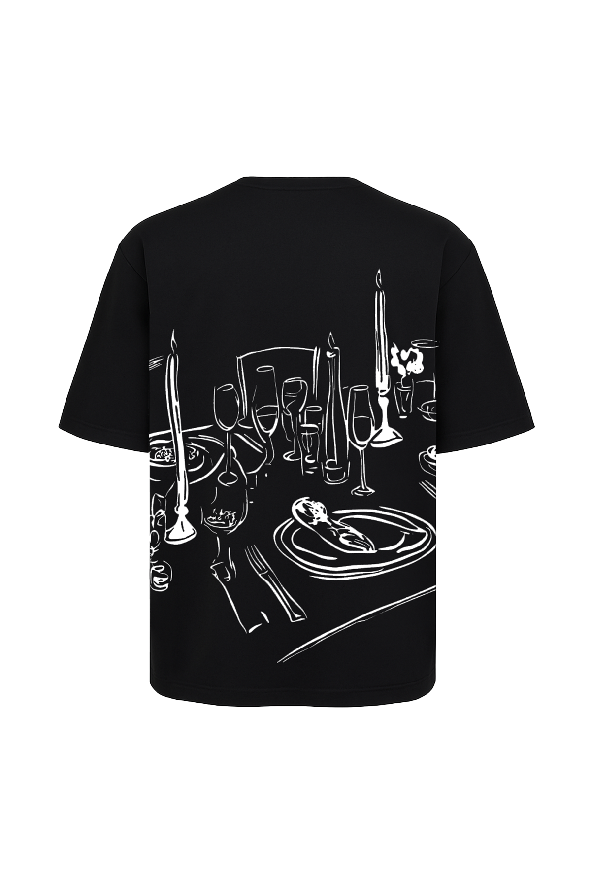 BREAKFAST PRINT T-SHIRT