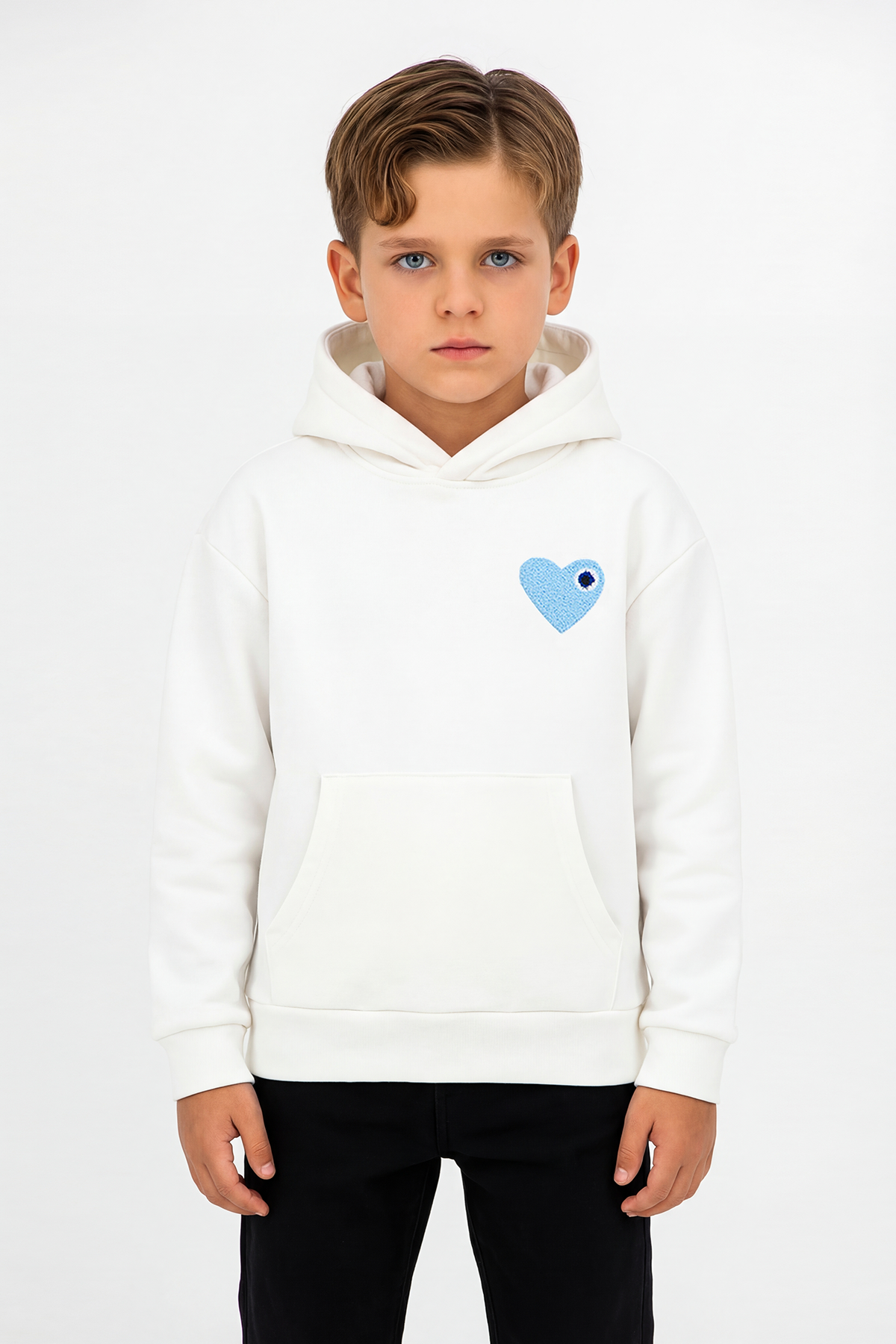 Blanc / Baby Bleu